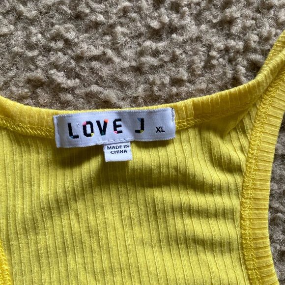 Love J Yellow Crop Top - Picture 3 of 3